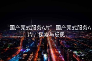 “國產(chǎn)莞式服務(wù)A片”國產(chǎn)莞式服務(wù)A片，探索與反思