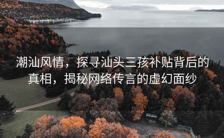潮汕風(fēng)情，探尋汕頭三孩補貼背后的真相，揭秘網(wǎng)絡(luò )傳言的虛幻面紗
