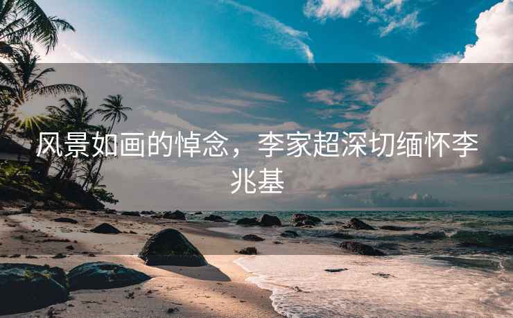 風(fēng)景如畫(huà)的悼念，李家超深切緬懷李兆基