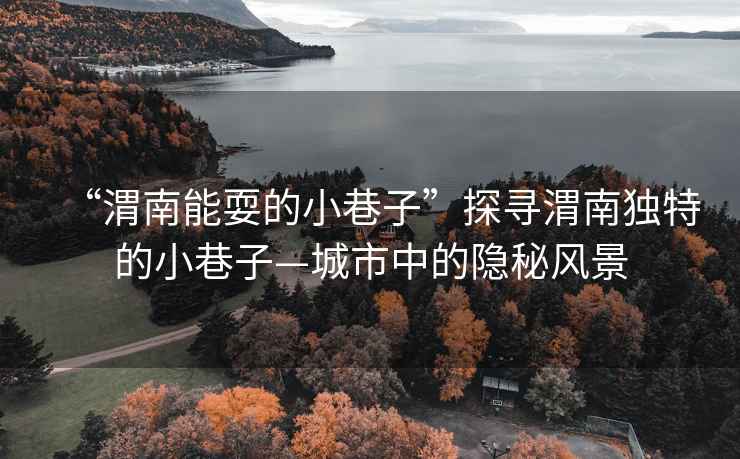 “渭南能耍的小巷子”探尋渭南獨特的小巷子—城市中的隱秘風(fēng)景