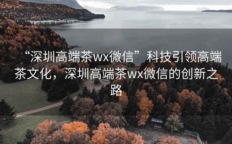 “深圳高端茶wx微信”科技引領(lǐng)高端茶文化，深圳高端茶wx微信的創(chuàng  )新之路