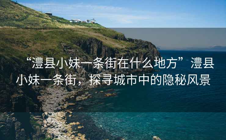 “澧縣小妹一條街在什么地方”澧縣小妹一條街，探尋城市中的隱秘風(fēng)景