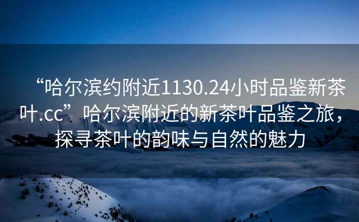 “哈爾濱約附近1130.24小時(shí)品鑒新茶葉.cc”哈爾濱附近的新茶葉品鑒之旅，探尋茶葉的韻味與自然的魅力