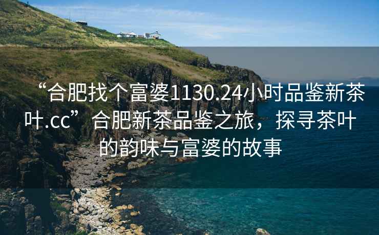 “合肥找個(gè)富婆1130.24小時(shí)品鑒新茶葉.cc”合肥新茶品鑒之旅，探尋茶葉的韻味與富婆的故事