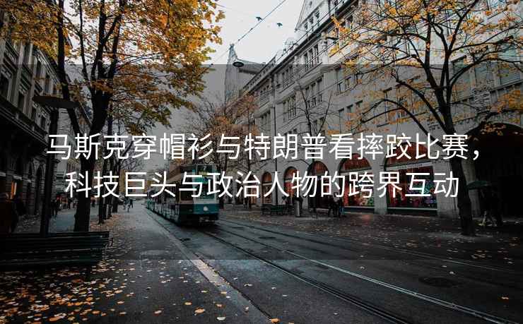 馬斯克穿帽衫與特朗普看摔跤比賽，科技巨頭與政治人物的跨界互動(dòng)