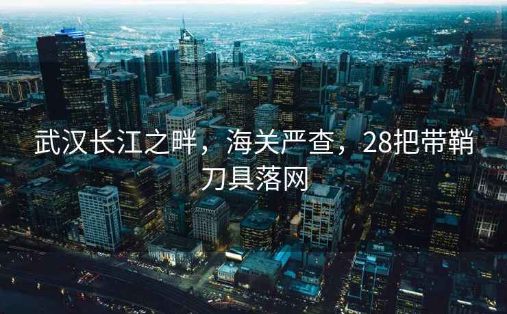 武漢長(cháng)江之畔，海關(guān)嚴查，28把帶鞘刀具落網(wǎng)