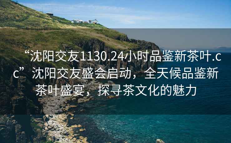 “沈陽(yáng)交友1130.24小時(shí)品鑒新茶葉.cc”沈陽(yáng)交友盛會(huì )啟動(dòng)，全天候品鑒新茶葉盛宴，探尋茶文化的魅力