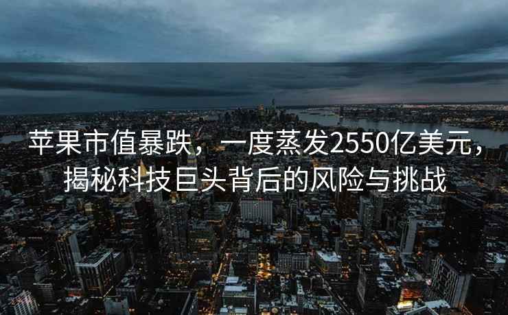 蘋(píng)果市值暴跌，一度蒸發(fā)2550億美元，揭秘科技巨頭背后的風(fēng)險與挑戰