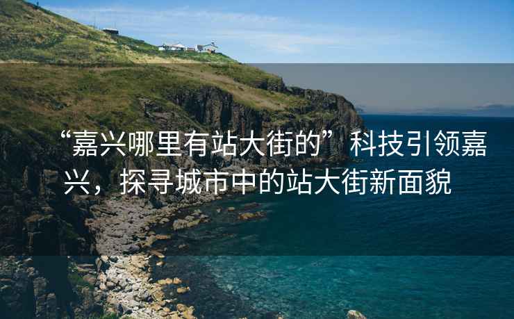“嘉興哪里有站大街的”科技引領(lǐng)嘉興，探尋城市中的站大街新面貌