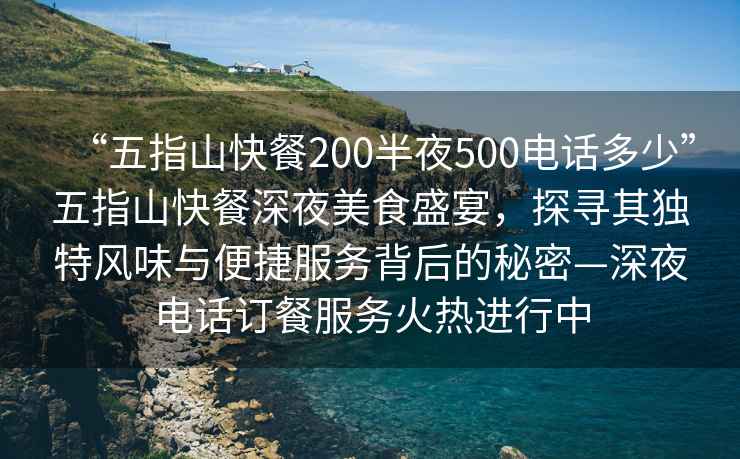 “五指山快餐200半夜500電話(huà)多少”五指山快餐深夜美食盛宴，探尋其獨特風(fēng)味與便捷服務(wù)背后的秘密—深夜電話(huà)訂餐服務(wù)火熱進(jìn)行中