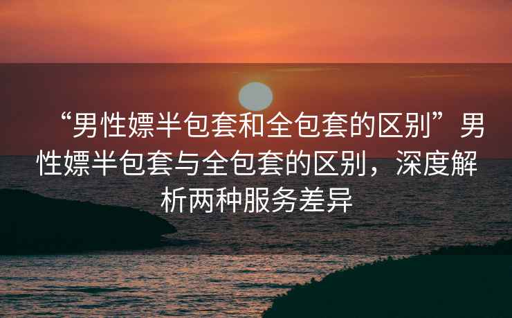 “男性嫖半包套和全包套的區別”男性嫖半包套與全包套的區別，深度解析兩種服務(wù)差異