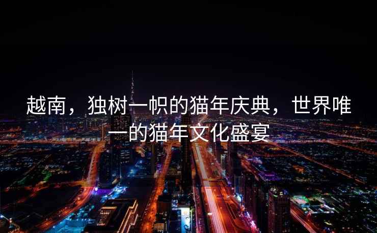 越南，獨樹(shù)一幟的貓年慶典，世界唯一的貓年文化盛宴