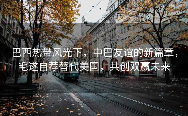 巴西熱帶風(fēng)光下，中巴友誼的新篇章，毛遂自薦替代美國，共創(chuàng  )雙贏(yíng)未來(lái)