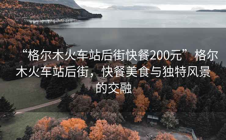 “格爾木火車(chē)站后街快餐200元”格爾木火車(chē)站后街，快餐美食與獨特風(fēng)景的交融