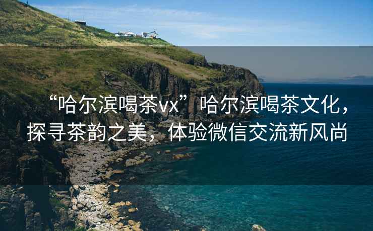 “哈爾濱喝茶vx”哈爾濱喝茶文化，探尋茶韻之美，體驗微信交流新風(fēng)尚