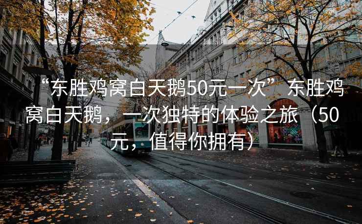 “東勝雞窩白天鵝50元一次”東勝雞窩白天鵝，一次獨特的體驗之旅（50元，值得你擁有）