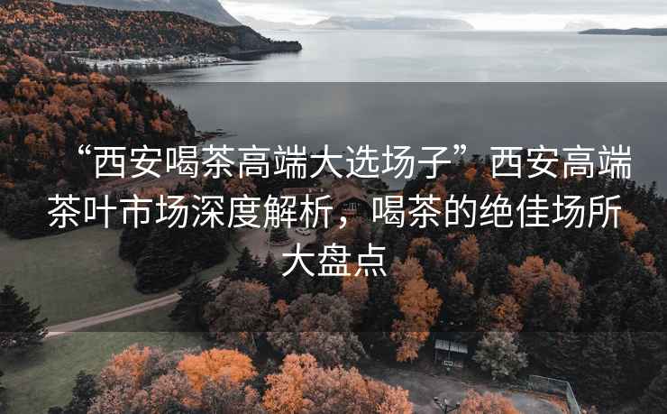 “西安喝茶高端大選場(chǎng)子”西安高端茶葉市場(chǎng)深度解析，喝茶的絕佳場(chǎng)所大盤(pán)點(diǎn)
