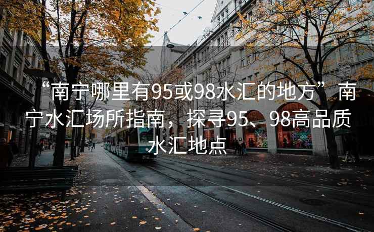 “南寧哪里有95或98水匯的地方”南寧水匯場(chǎng)所指南，探尋95、98高品質(zhì)水匯地點(diǎn)