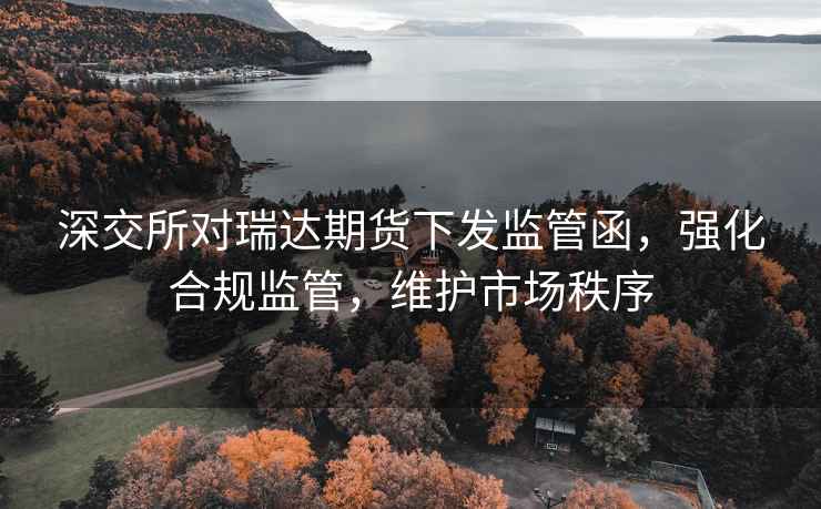 深交所對瑞達期貨下發(fā)監管函，強化合規監管，維護市場(chǎng)秩序