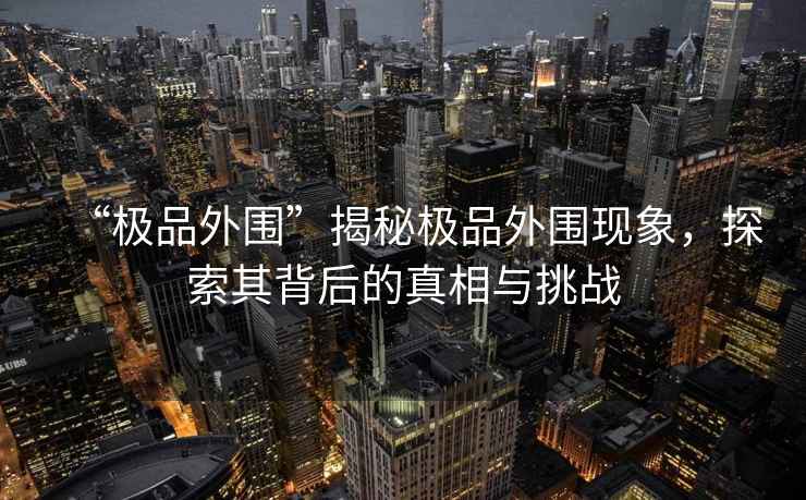 “極品外圍”揭秘極品外圍現象，探索其背后的真相與挑戰