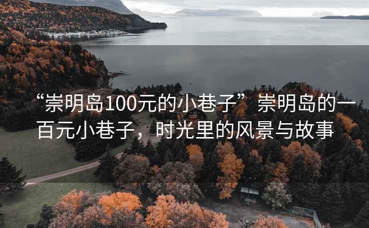 “崇明島100元的小巷子”崇明島的一百元小巷子，時(shí)光里的風(fēng)景與故事