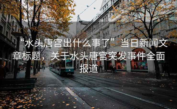 “水頭唐宮出什么事了”當日新聞文章標題，關(guān)于水頭唐宮突發(fā)事件全面報道