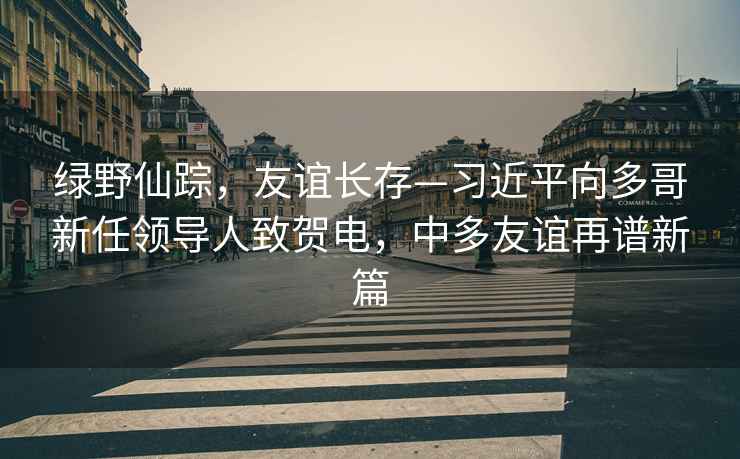 綠野仙蹤，友誼長(cháng)存—習近平向多哥新任領(lǐng)導人致賀電，中多友誼再譜新篇