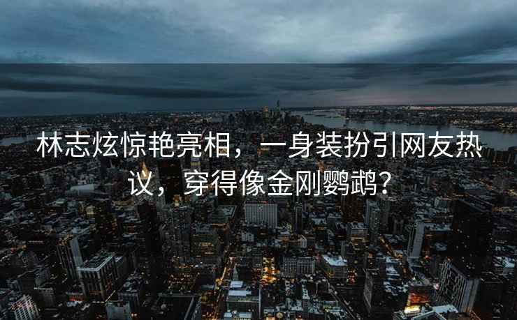林志炫驚艷亮相，一身裝扮引網(wǎng)友熱議，穿得像金剛鸚鵡？