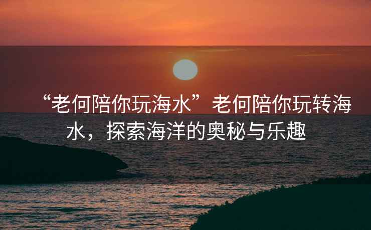 “老何陪你玩海水”老何陪你玩轉海水，探索海洋的奧秘與樂(lè )趣