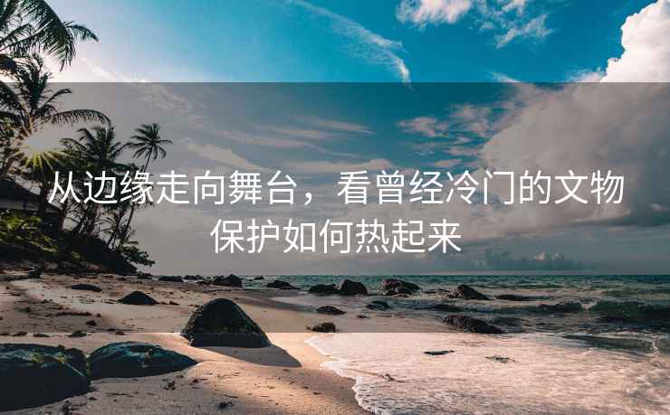 從邊緣走向舞臺，看曾經(jīng)冷門(mén)的文物保護如何熱起來(lái)