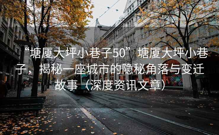 “塘廈大坪小巷子50”塘廈大坪小巷子，揭秘一座城市的隱秘角落與變遷故事（深度資訊文章）