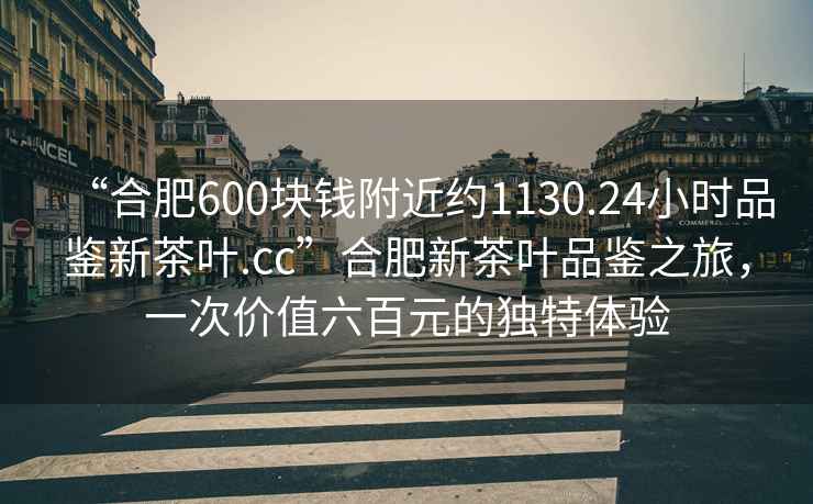 “合肥600塊錢(qián)附近約1130.24小時(shí)品鑒新茶葉.cc”合肥新茶葉品鑒之旅，一次價(jià)值六百元的獨特體驗