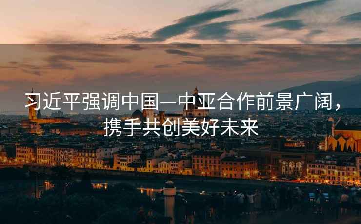 習近平強調中國—中亞合作前景廣闊，攜手共創(chuàng  )美好未來(lái)