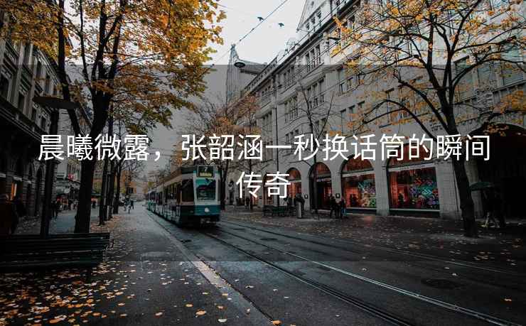 晨曦微露，張韶涵一秒換話(huà)筒的瞬間傳奇