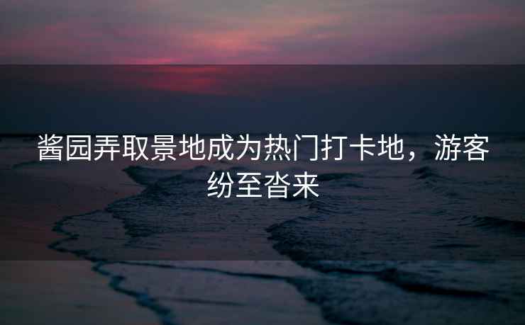 醬園弄取景地成為熱門(mén)打卡地，游客紛至沓來(lái)