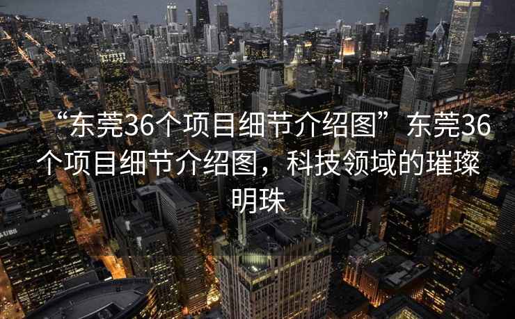 “東莞36個(gè)項目細節介紹圖”東莞36個(gè)項目細節介紹圖，科技領(lǐng)域的璀璨明珠
