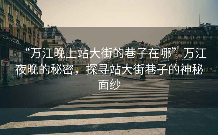“萬(wàn)江晚上站大街的巷子在哪”萬(wàn)江夜晚的秘密，探尋站大街巷子的神秘面紗