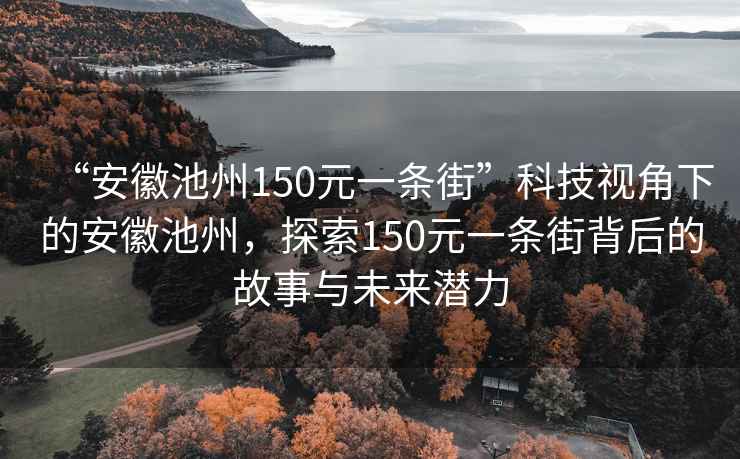 “安徽池州150元一條街”科技視角下的安徽池州，探索150元一條街背后的故事與未來(lái)潛力
