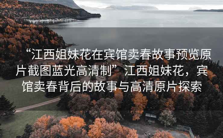 “江西姐妹花在賓館賣(mài)春故事預覽原片截圖藍光高清制”江西姐妹花，賓館賣(mài)春背后的故事與高清原片探索