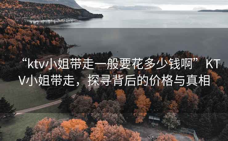 “ktv小姐帶走一般要花多少錢(qián)啊”KTV小姐帶走，探尋背后的價(jià)格與真相
