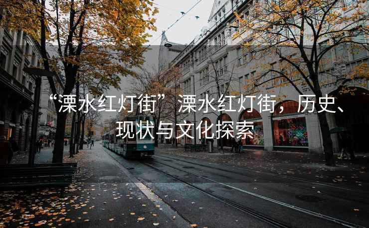 “溧水紅燈街”溧水紅燈街，歷史、現狀與文化探索