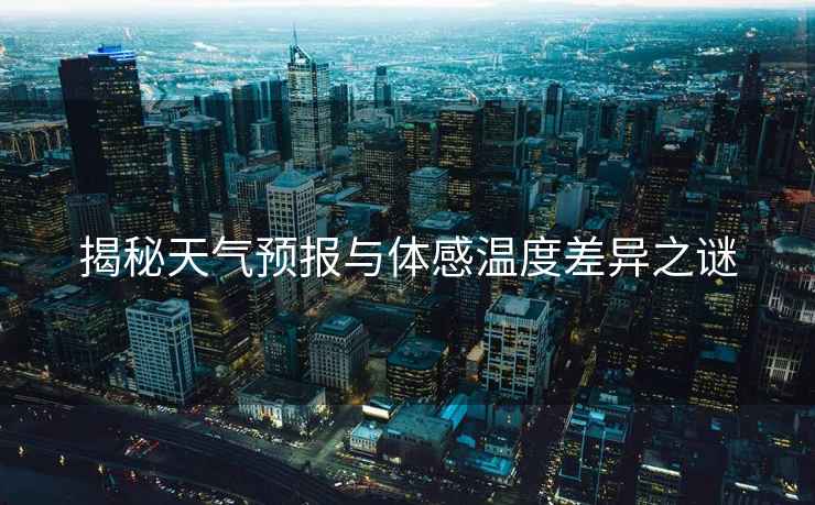揭秘天氣預報與體感溫度差異之謎