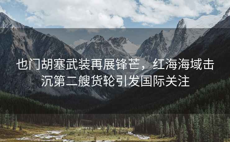 也門(mén)胡塞武裝再展鋒芒，紅海海域擊沉第二艘貨輪引發(fā)國際關(guān)注