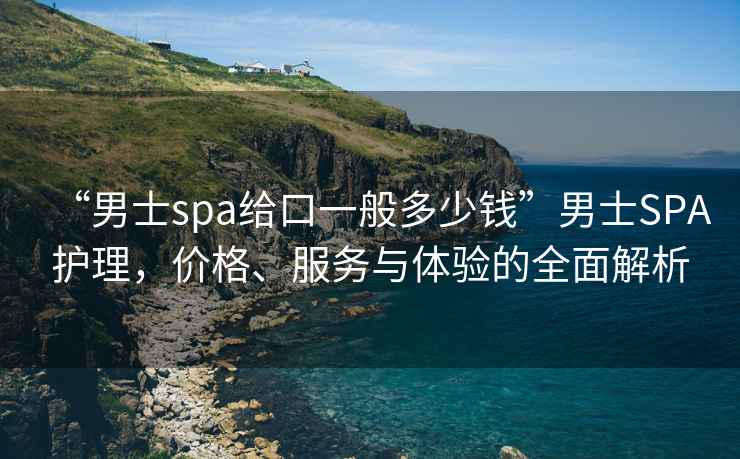 “男士spa給口一般多少錢(qián)”男士SPA護理，價(jià)格、服務(wù)與體驗的全面解析