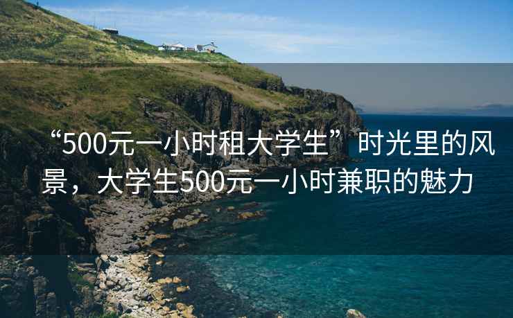 “500元一小時(shí)租大學(xué)生”時(shí)光里的風(fēng)景，大學(xué)生500元一小時(shí)兼職的魅力