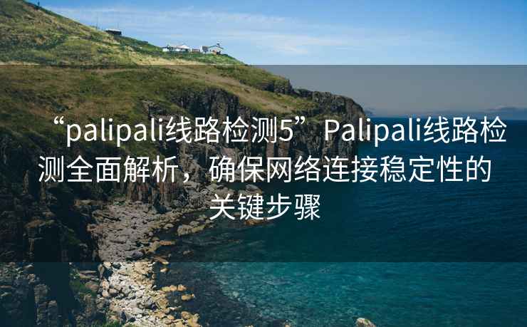 “palipali線(xiàn)路檢測5”P(pán)alipali線(xiàn)路檢測全面解析，確保網(wǎng)絡(luò )連接穩定性的關(guān)鍵步驟