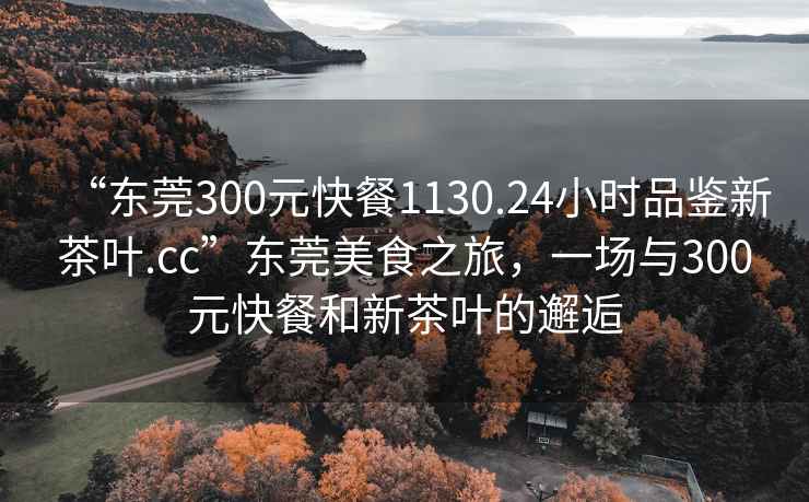 “東莞300元快餐1130.24小時(shí)品鑒新茶葉.cc”東莞美食之旅，一場(chǎng)與300元快餐和新茶葉的邂逅