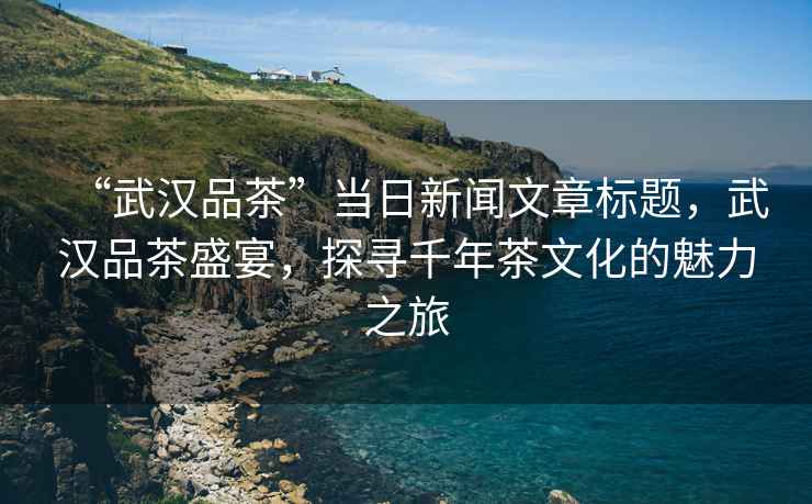 “武漢品茶”當日新聞文章標題，武漢品茶盛宴，探尋千年茶文化的魅力之旅