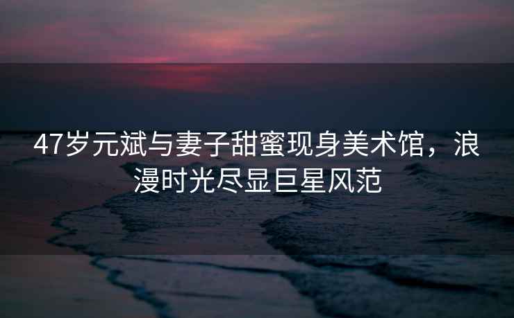 47歲元斌與妻子甜蜜現身美術(shù)館，浪漫時(shí)光盡顯巨星風(fēng)范