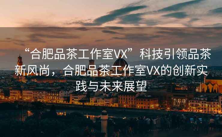 “合肥品茶工作室VX”科技引領(lǐng)品茶新風(fēng)尚，合肥品茶工作室VX的創(chuàng  )新實(shí)踐與未來(lái)展望